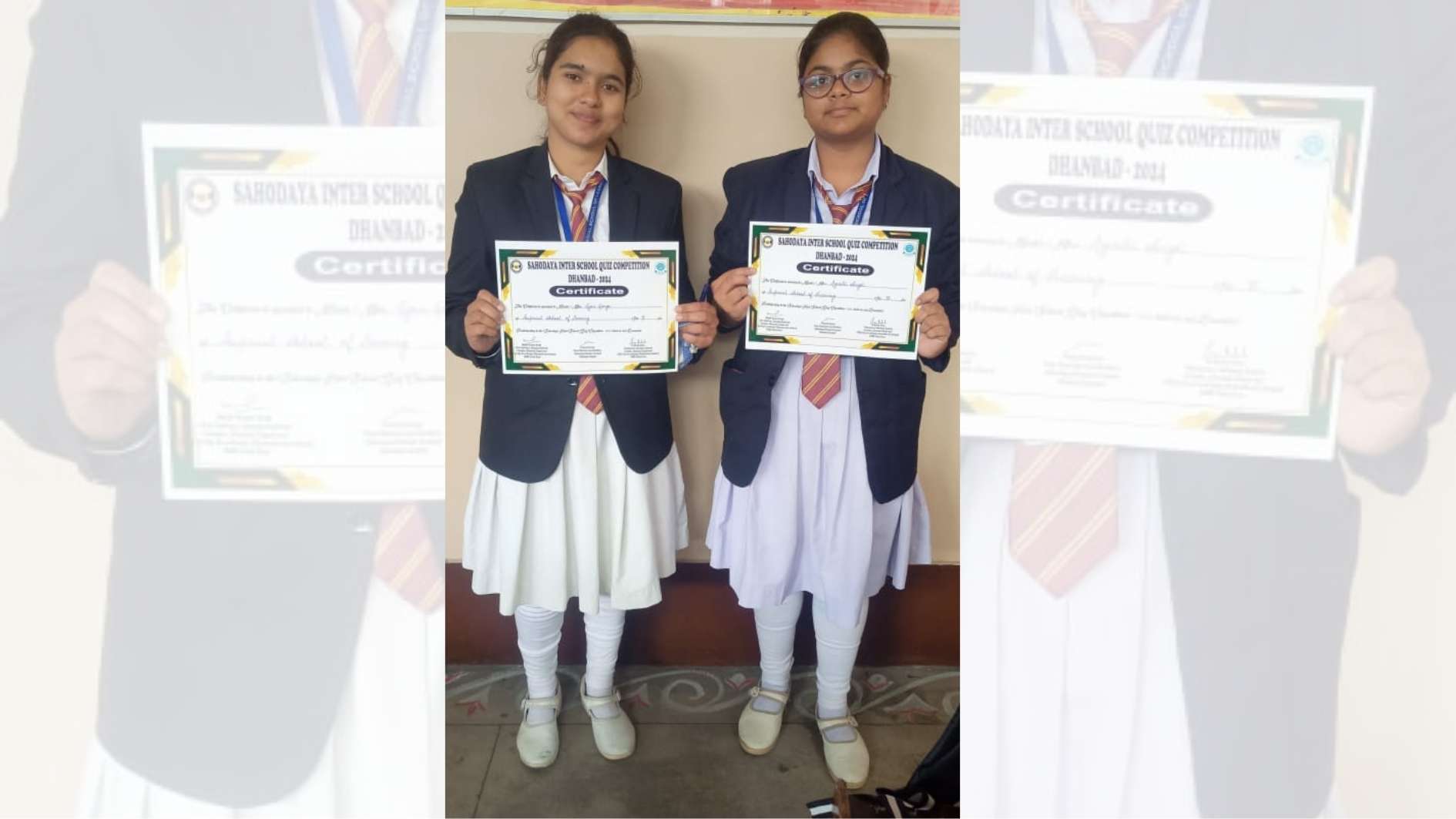 Winners of Inter School Quiz Competition