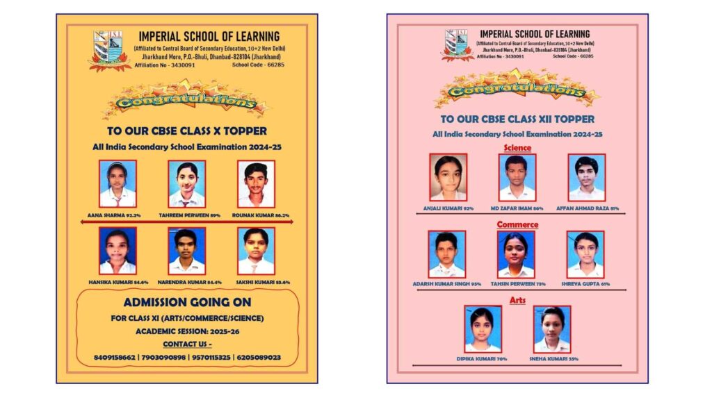 Our Class 10th & 12th Toppers